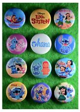 Lilo & Stitch / Pinback Buttons (Set of 12) / 4 Size Options