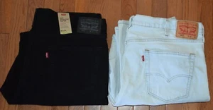 Par (2) de pantalones vaqueros para hombre Levi's 42 x 30 - Imagen 1 de 7