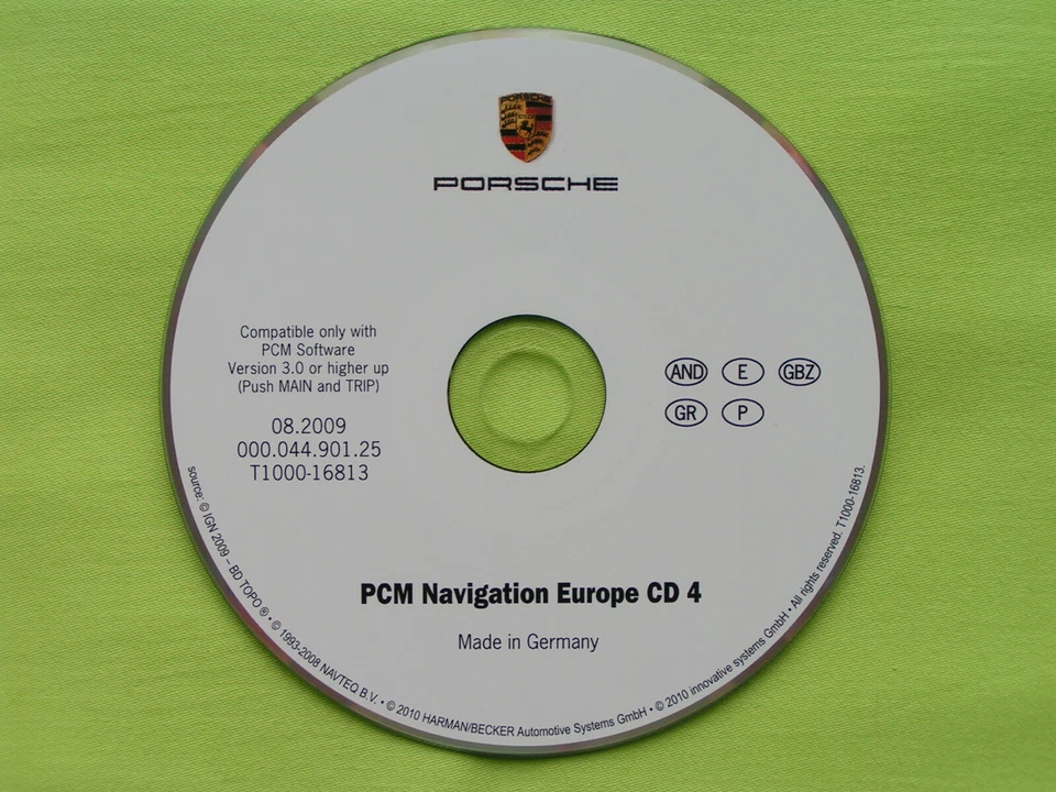 NAVIGATION CD SPANIEN PORTUGAL 2009 PORSCHE PCM 2.0 CAYENNE CAYMAN BOXSTER 911 - Bild 1 von 1