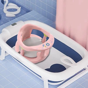 Newborn Infant Baby Bath Tub Ring Seat Infant Toddler Safety Chair Anti Slip NEW - Picture 1 of 17