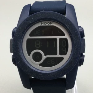Nixon The Unit Watch Men 44mm Blue 100M That's What She Said New Battery - Picture 1 of 16
