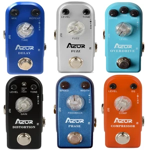 AZOR Delay/Fuzz/Phase/Overdrive/Distortion/Compressor effettivi pedale per chitarra