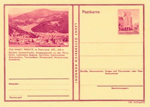 1,5.- Bauten-Bildpostkarte Markt Pernitz im Piestingtal NÖ (BPK17) - Bild 1 von 1