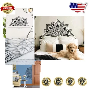 Stylish 44-Inch Metal Mandala Wall Art - Perfect Gift for Home Decor Lovers - Picture 1 of 9