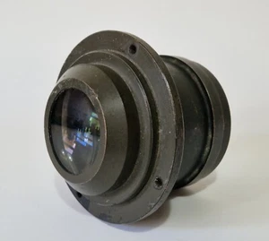 Large Heavy Antique Brass Lens - Brass Metal Mount - 2.1kg - Picture 1 of 6