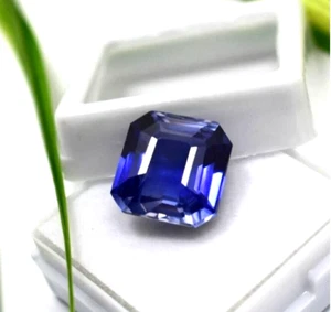 Meisten Wertvolle 10 Karat Tanzania's Strahlender Schnitt Blau Tansanit Lose - Picture 1 of 7