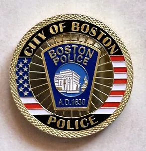 CITY OF BOSTON POLICE DEPT Moneta sfida - Foto 1 di 4