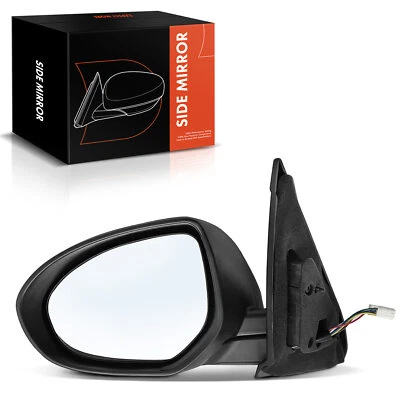 Espejo retrovisor térmico negro lado del conductor con ajuste de cristal eléctrico para Mazda 3 2010-2013 Foto 1 de 4