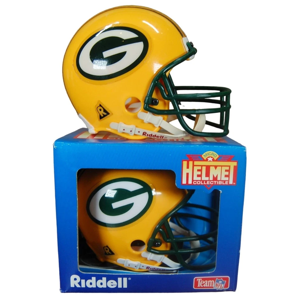 Riddell Green Bay Packers Micro Helmet Collectible Team NFL 1995 Official