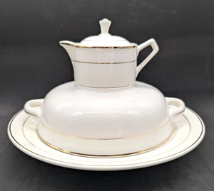 NOS! Vintage Mid Century 4-teiliges Keramik Frühstück Servier Set, Made in Japan - Bild 1 von 16