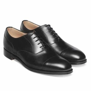 Joseph Cheaney and Sons Monaco/Harrington Black LeatherOxford Shoes 7.5UK G - Picture 1 of 9