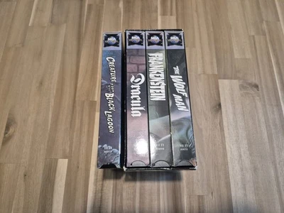 Universal VHS The Classic Monsters Collection Dracula The Wolfman Frankenstein - Image 1 of 4
