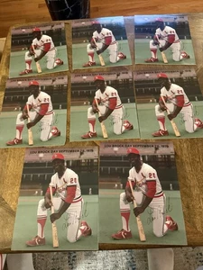 Lot (10) 1979 Lou Brock Day RARE ERROR DATE programs St. Louis Cardinals 9/26/79 - Picture 1 of 3