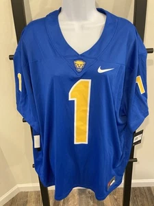 Nike Men's 3XL Pitt Panthers #1 Blue Untouchable Game Football Jersey New w/Tags - Picture 1 of 12