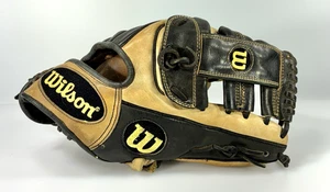 Wilson Pro Stock A2000 G4-BBL Leather Brown & Tan 11.5" Baseball Glove RHT - Picture 1 of 12