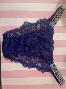 VICTORIA'S SECRET BRAGUITA BIKINI CORREA BRILLO MUY SEXY ESTRÁS Pequeña - Imagen 1 de 4