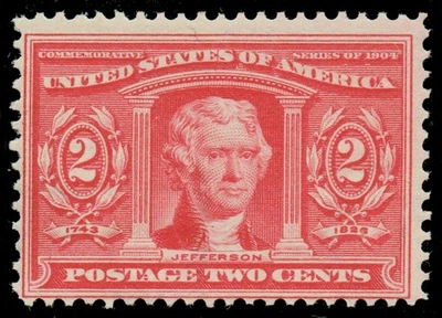 [st7251] USA 1904 Scott#324 MNH 2c carmine cv:$60 - Image 1 of 2