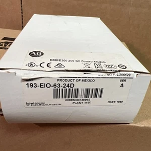 1PCS AB 193-EIO-63-24D Series A E300 Control Module US - Afbeelding 1 van 2
