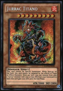 Yu-Gi-Oh! - Hidden Arsenal 3 Jurrac Titano 2010 HA03-EN039 Secret Rare Unlimited - Picture 1 of 2