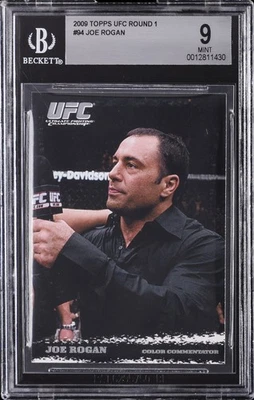 2009 TOPPS UFC ROUND 1 #94 JOE ROGAN BGS 9 - Image 1 of 2
