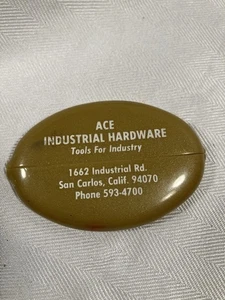 Portamonedas vintage de plástico apretado As hardware industrial publicidad - Imagen 1 de 3