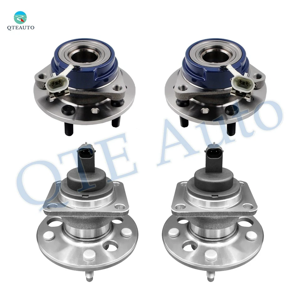 Juego de 4 conjuntos de cojinetes de cubo de rueda delantera-trasera para Chevrolet Malibu 1997-2000 Foto 1 de 4