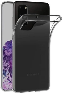 Wisam® Schutzhülle für Samsung Galaxy S20 Silikon Clear Case Transparent