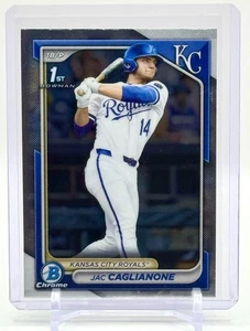 2024 Bowman Draft - Chrome Jac Caglianone #BDC-8 1st Bowman Royals Rookie - Picture 1 of 2