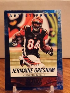 2014 Score - Jermaine Gresham Artist Proof Blue Camo /35 Bengals - Picture 1 of 2