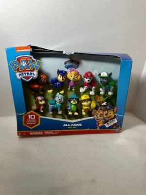 Подарочный набор Nickelodeon Paw Patrol All Paws 10 фигурок Spinmaster новый в коробке - Изображение 1 из 2