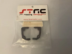 STRC STC91417CBK CNC Machined Alum Caster Bloxks (1Pr) For Assoc DR10 BLK - Picture 1 of 2