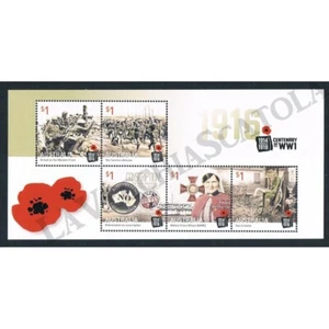 FR1518 - 2016 Australia centenario WW1 foglietto - Bild 1 von 1
