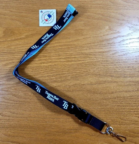 Tampa Bay Rays Lanyard Navy & Light Blue -Wear Keys, I.D. Badge Around Your Neck Cover