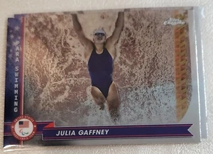 2024 Topps Chrome U.S Olympics Julia Gaffney #123 - Picture 1 of 2