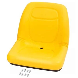 1X PU Yellow Complete Seat For John Deere 4X2 4X4 HPX Gator Turf E TH 6X4 TE - Picture 1 of 21