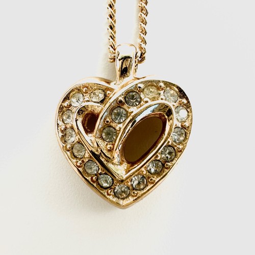 Collana cuore strass Christian Dior dal Giappone