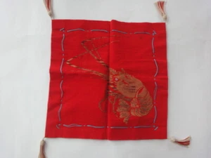 Paño ceremonial antiguo brocado Fukusa - Imagen 1 de 7