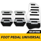 x3 Nonslip Gas Brake Foot Pedal Clutch Pad Cover Kit Car Accelerator For VW Ford