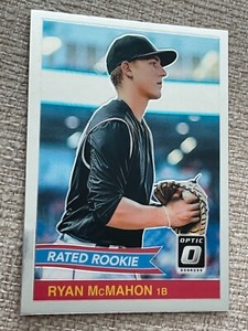 2018 DONRUSS OPTIC BASEBALL RYAN McMAHON RATED ROOKIE RETRO 1984 CARD No.7