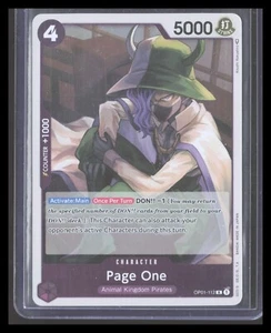 One Piece Romance Dawn PÁGINA UNO OP01-112 R Lámina Casi Nueva Inglés NOCO - Imagen 1 de 2