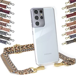 EAZY CASE do Samsung Galaxy S21 Ultra 5G Case Silikonowy pasek na ramię do zawieszenia - Zdjęcie 1 z 24