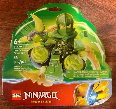 LEGO NINJAGO DRAGONS RISING 71779 lloyd Dragon Power Spin NOVO EM FOLHA - Imagem 1 de 4