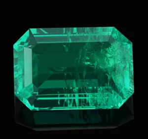 Colombian Green hydrothermal Emerald with inclusion Gemstone For Jewelry Making. - Picture 1 of 5