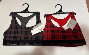 Calvin Klein Modern Cotton Holiday Unlined Bralette QF7771 Holiday SALE!!! NWT - Picture 1 of 11