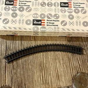 Box Of 20 N Scale Revell Rapido 0132 Curve Tracks 192mm Radius X 45 Degree NOS - Picture 1 of 8
