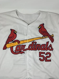 Maglia da baseball Michael Wacha St Louis Cardinals Majestic cucita MLB taglia 48XL - Foto 1 di 6