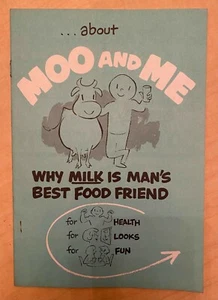 1960s About Moo and Me Promotional Milk Book - Sanitary Dairy Warren - Picture 1 of 1