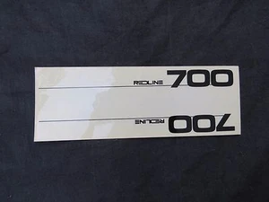 REDLINE 700 DECALS BLACK bmx cruiser freestyle VINTAGE NOS STICKERS - Picture 1 of 1