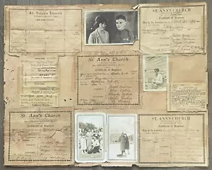 Youngsville Louisiana Family Photos & Ephemera Collection Mounted - Picture 1 of 8
