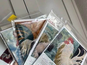 New Lot of (5) Five McKenna Ryan All Cooped Up FABRIC PANELS #1 #3 #5 #7 #9 - Picture 1 of 11